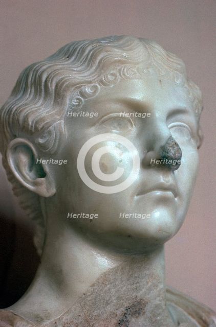 Head of Antonia, the younger daughter of Mark Antony, 1st century. Artist: Unknown