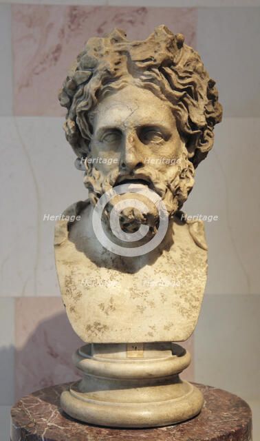 Head of Asklepios. Artist: Unknown