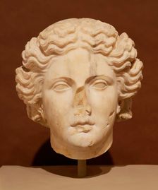 Head of Apollo (from the Lansdowne Artemis), 1st or 2nd century copy... Creator: Kephistodotos the Elder