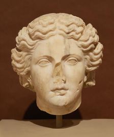 Head of Apollo (from the Lansdowne Artemis), 1st or 2nd century copy... Creator: Kephistodotos the Elder