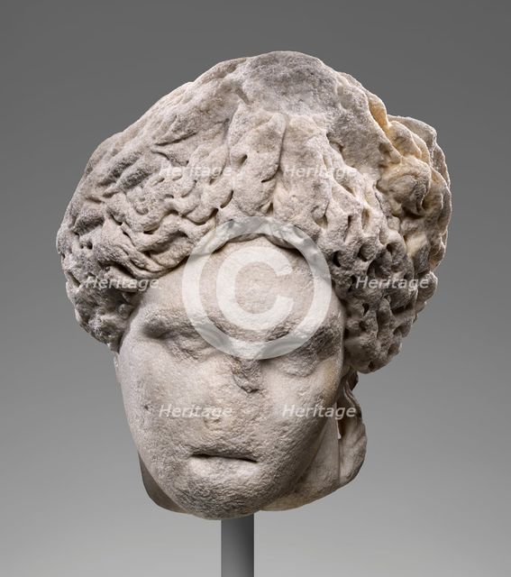 Head of Apollo (Lykeios-Cyrene type), 2nd century A.D. Creator: Unknown.