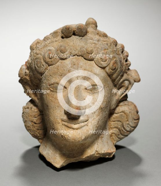 Head of Artemis, 600-575 BC. Creator: Unknown.