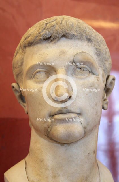 Head of Augustus, first half of 1st century. Artist: Unknown