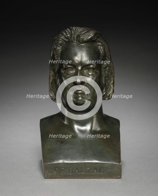 Head of Balzac, 1844. Creator: Pierre-Jean David d'Angers (French, 1788-1856).