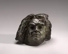 Head of Balzac, model 1897, cast probably early 20th century. Creator: Auguste Rodin