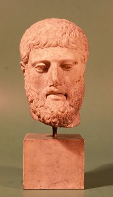Head of Bearded Man, 2nd century. Creator: Unknown