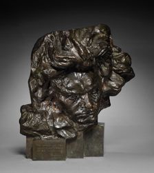 Head of Beethoven, 1891. Creator: Emile Antoine Bourdelle (French, 1861-1929)