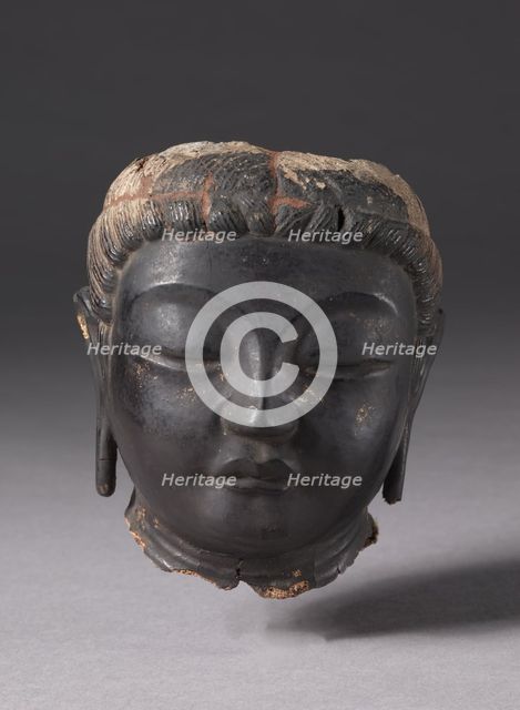 Head of Bodhisattva, 8th century. Creator: Unknown.