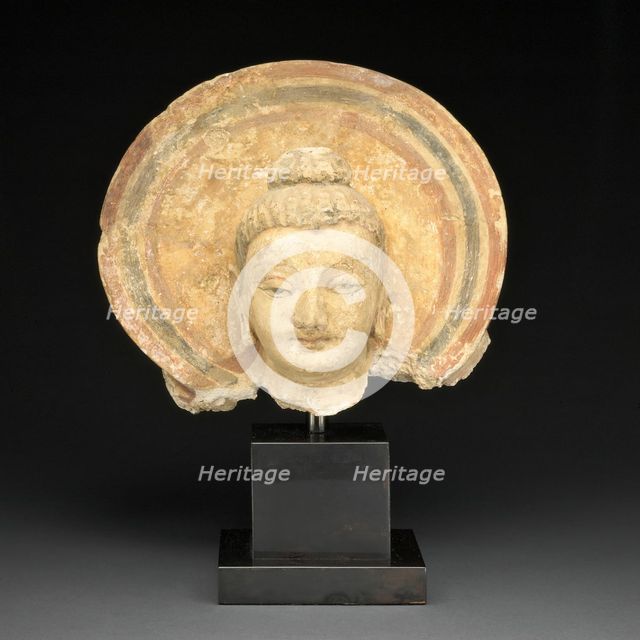Head of Buddha, 3rd/4th century. Creator: Unknown.