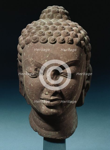 Head of Buddha, 400s. Creator: Unknown.