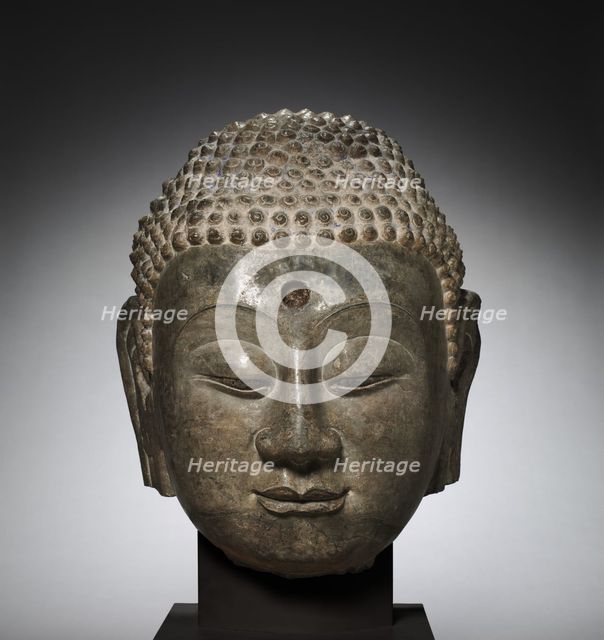 Head of Buddha, c. 570. Creator: Unknown.