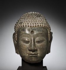 Head of Buddha, c. 570. Creator: Unknown