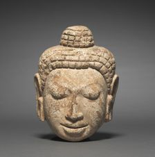 Head of Buddha, c. 7th Century. Creator: Unknown