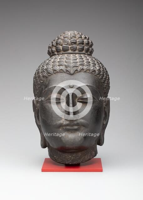 Head of Buddha, Kushan period, 2nd/3rd century. Creator: Unknown.