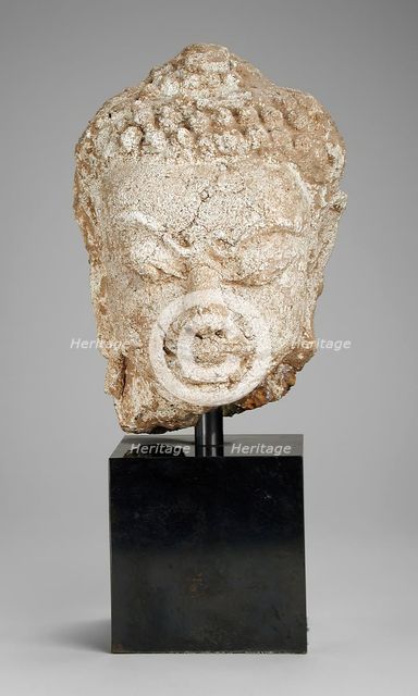 Head of Buddha Shakyamuni, 11th century. Creator: Unknown.