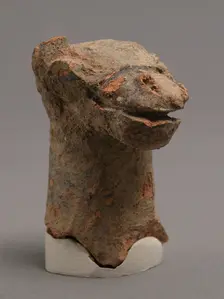 Head of Camel, Coptic, 4th-7th century. Creator: Unknown
