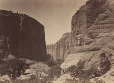 Head of Cañyon de Chelle, Looking Down, 1873. Creator: Tim O'Sullivan