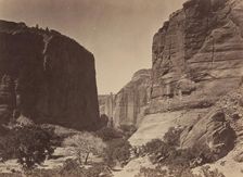 Head of Cañyon de Chelle, Looking Down, 1873. Creator: Tim O'Sullivan