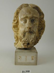Head of Christ, 14th century. Creators: Guillaume de Nourriche, Robert de Launay