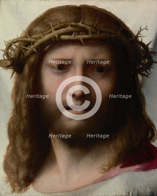 Head of Christ, 1525-1528. Artist: Correggio (1489-1534)
