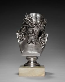Head of Christ, 1867. Creator: Jean-Baptiste Clésinger (French, 1814-1883)