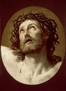 Head of Christ Crowned with Thorns, early 1630s. Creator: Guido Reni