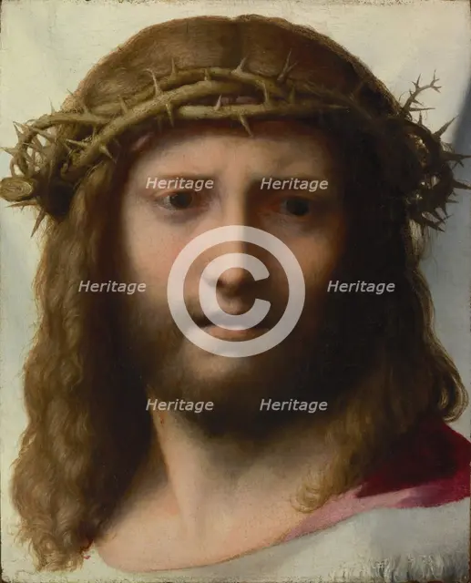 Head of Christ, about 1525-1530. Creators: Antonio da Correggio, Jesus Christ.