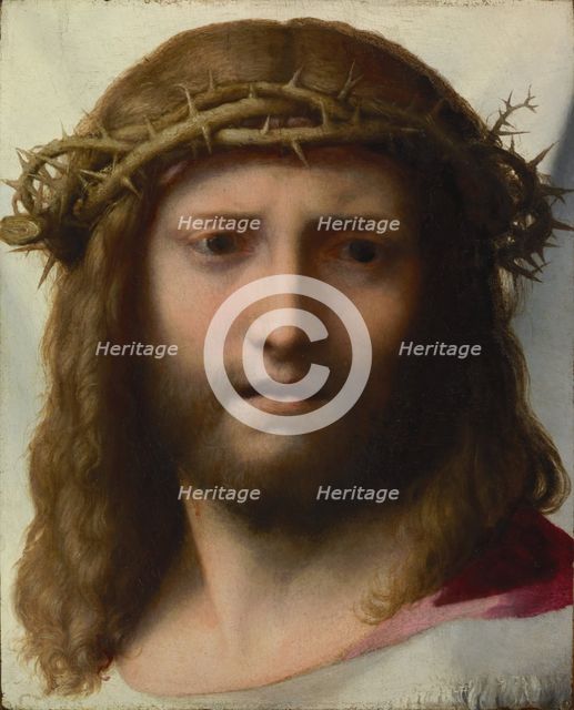 Head of Christ, about 1525-1530. Creators: Antonio da Correggio, Jesus Christ.