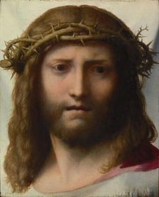 Head of Christ, about 1525-1530. Creators: Antonio da Correggio, Jesus Christ