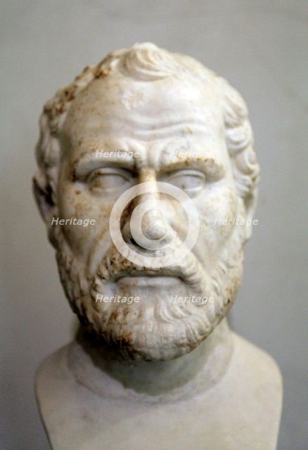 Head of Demosthenes, Athenian statesman and orator, 2nd century. Artist: Unknown