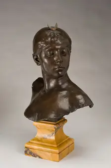 Head of Diana, 1882-1890/cast c. 1891-1926. Creator: Jean Alexandre Joseph Falguiere