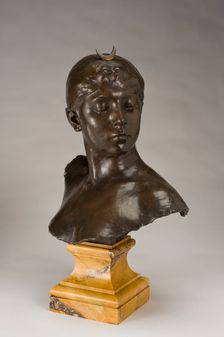 Head of Diana, 1882-1890/cast c. 1891-1926. Creator: Jean Alexandre Joseph Falguiere