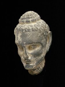 Head of Emaciated Siddhartha, 2nd/3rd century. Creator: Unknown