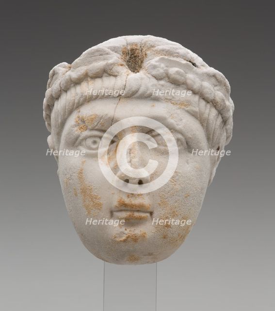 Head of Emperor Honorius as a Child, late 4th century . Creator: Unknown.