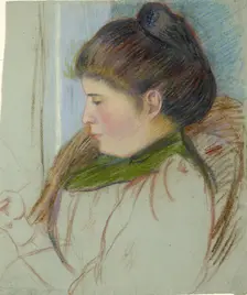 Head of Esther L. Pissarro, c1920-1940. Artist: Orovida Camille Pissarro
