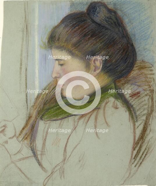 Head of Esther L. Pissarro, c1920-1940. Artist: Orovida Camille Pissarro.