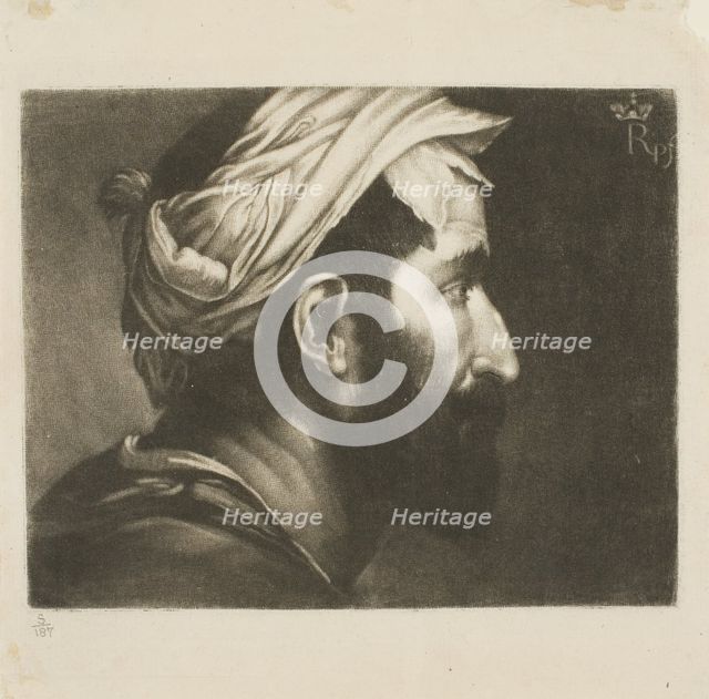 Head of Executioner, from John Evelyn's Sculptura, 1755. Creator: Richard Houston.
