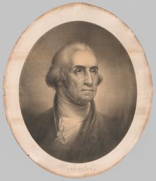 Head of George Washington, 1856. Creator: Rembrandt Peale (American, 1778-1860)