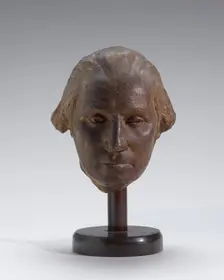 Head of George Washington, model 1785, cast 1849/1859. Creator: Clark Mills