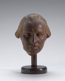 Head of George Washington, model 1785, cast 1849/1859. Creator: Clark Mills