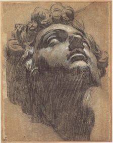 Head of Giuliano de Medici (1479–1516), 1540s. Artist: Tintoretto, Jacopo (1518-1594)