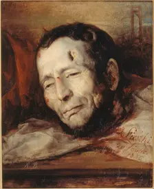 Head of Giuseppe Fieschi (1790-1836), after his execution, 1836. Creator: Jacques-Raymond Brascassat