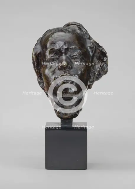 Head of Hanako (Ohta Hisa), model c. 1908, cast 1965. Creator: Auguste Rodin.