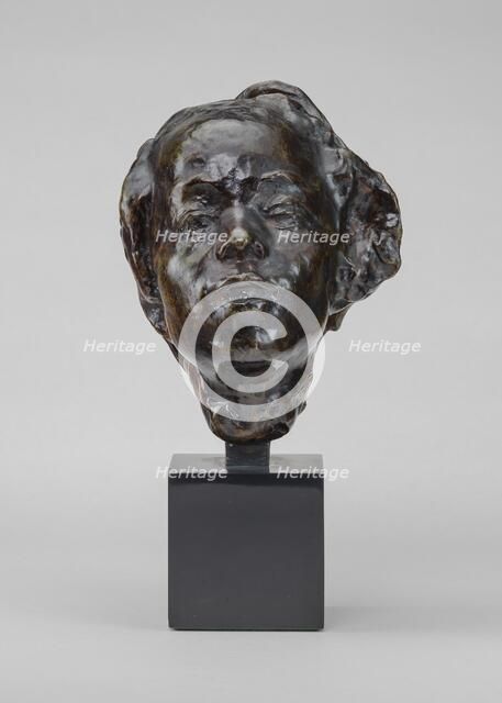 Head of Hanako (Ohta Hisa), model c. 1908, cast 1965. Creator: Auguste Rodin.