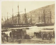 Head of Harbour, Balaklava, 1855. Creator: Roger Fenton