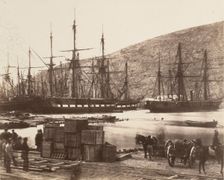 Head Of Harbour, Balaklava, Printed 1856. Creator: Roger Fenton