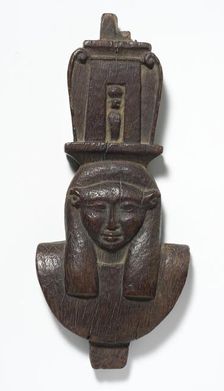 Head of Hathor, 16th Dynasty (c.1665-1600 BCE). Creator: Unknown
