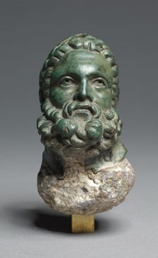 Head of Herakles, 3rd-2nd Centuries BC. Creator: Unknown