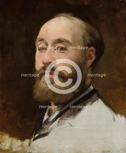 Head of Jean-Baptiste Faure (1830-1914), 1882-83. Creator: Edouard Manet.