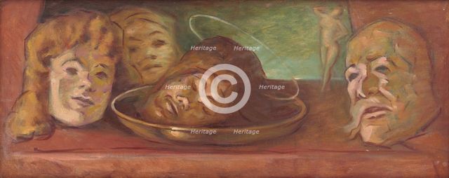 Head of John the Baptist 'Salome', 1922-1925. Creator: Milan Thomka Mitrovsky.
